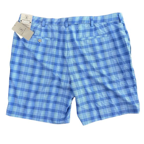 PGA Tour Men's Moisture Wicking Stretch Plaid Golf Shorts Size 42 $68 - Picture 3 of 7